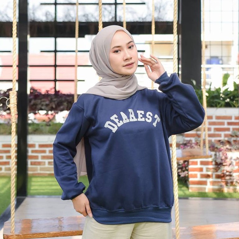 Sweater Dearest - Pakaian Wanita Dan Pria - Bahan Fleece - Allsize