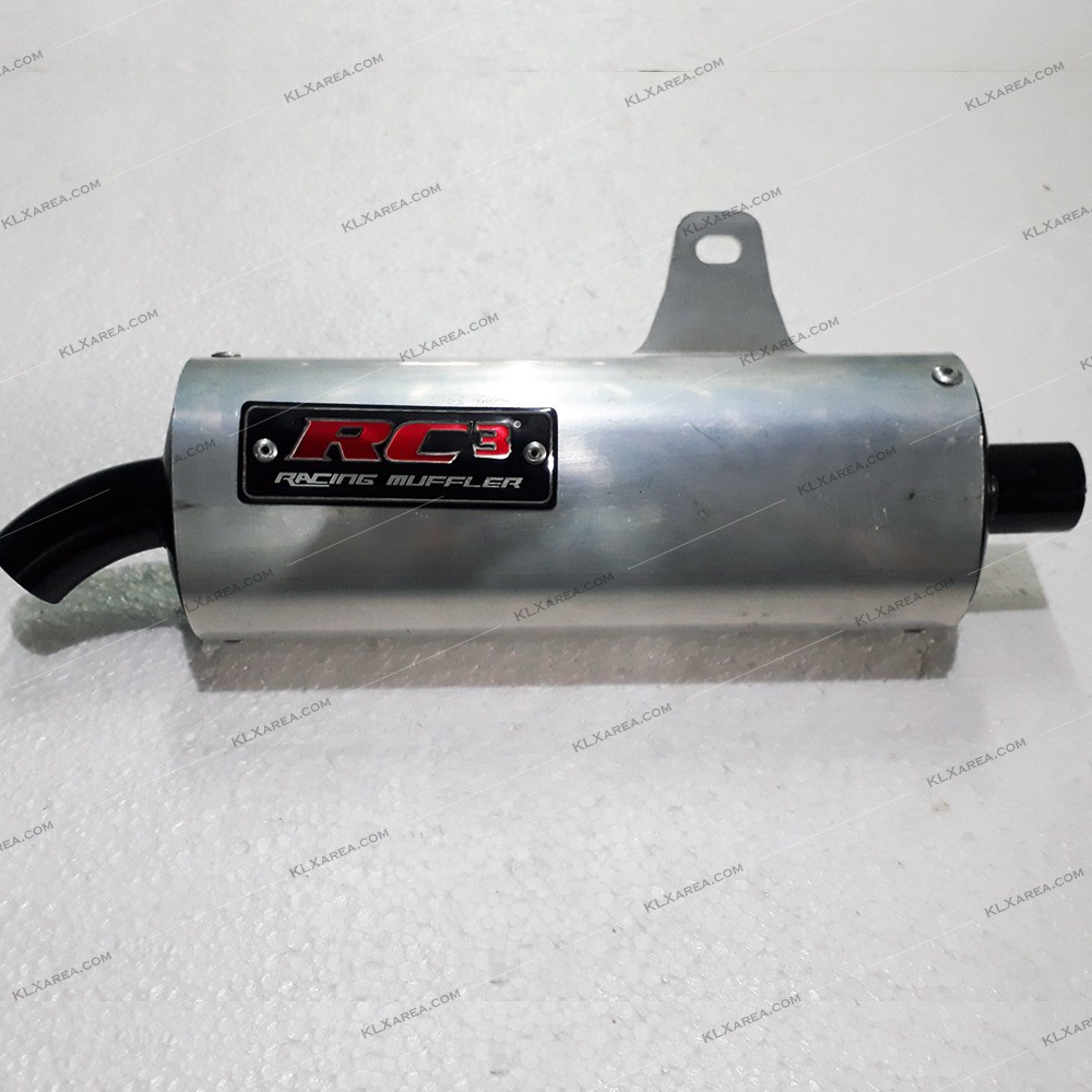 Silencer knalpot slip on 2Tak Universal OVAL RC3 Aluminium