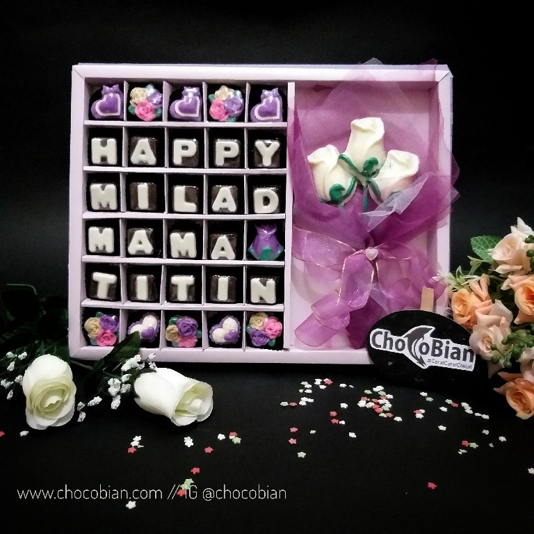 

Chocobian Tambahan Cokelat Buket Mawar (Khusus Pemesanan Cokelat Praline)