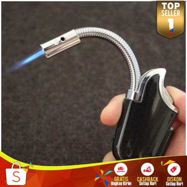 OLOEY Mancis AE10 Korek Api Torch Jet Telescopic Multifungsi Korek Gas Butane Perlengkapan Outdoor