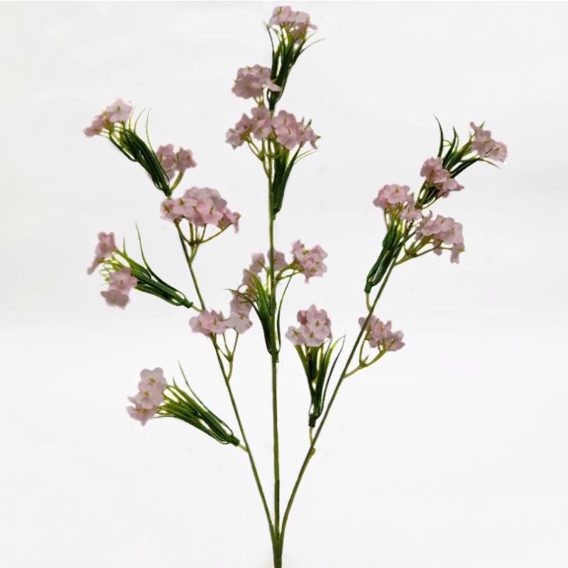 Bunga Gypsophila Baby Breath  Artificial Long Lavender AF62 Bouquet Wedding Bridal Flower