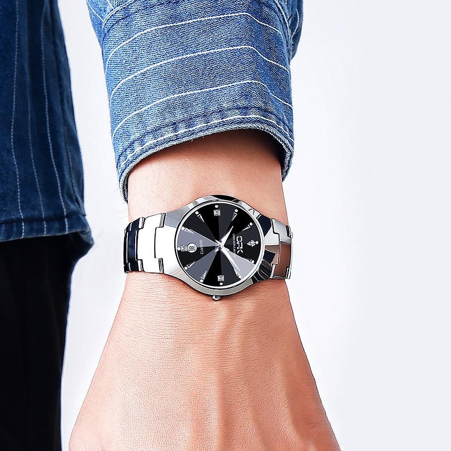 Promo Menjelang Akhir OPK Jam Tangan Pria Original Cowok Analog Anti Air Bisnis Kuarsa Jam Tahan Air