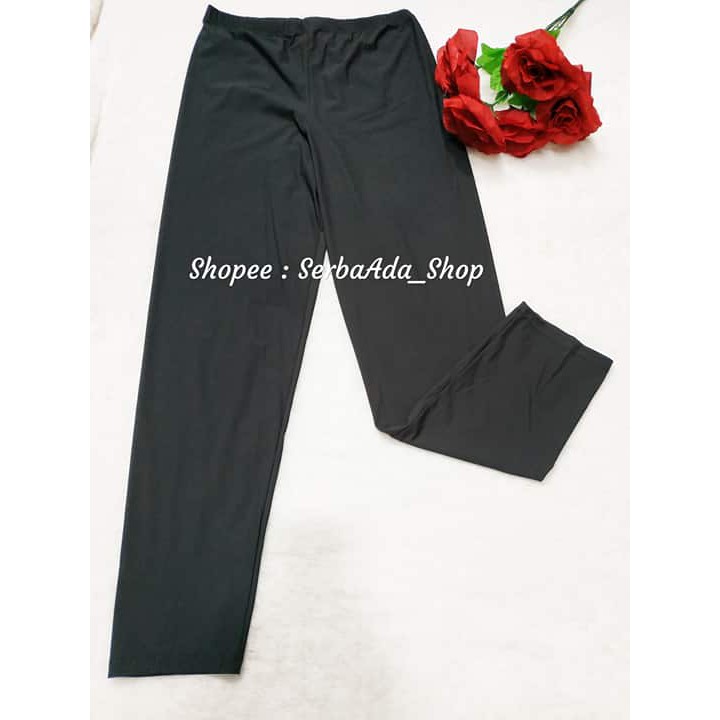 Celana Legging Hitam Strech  Size L - XXL Nyaman