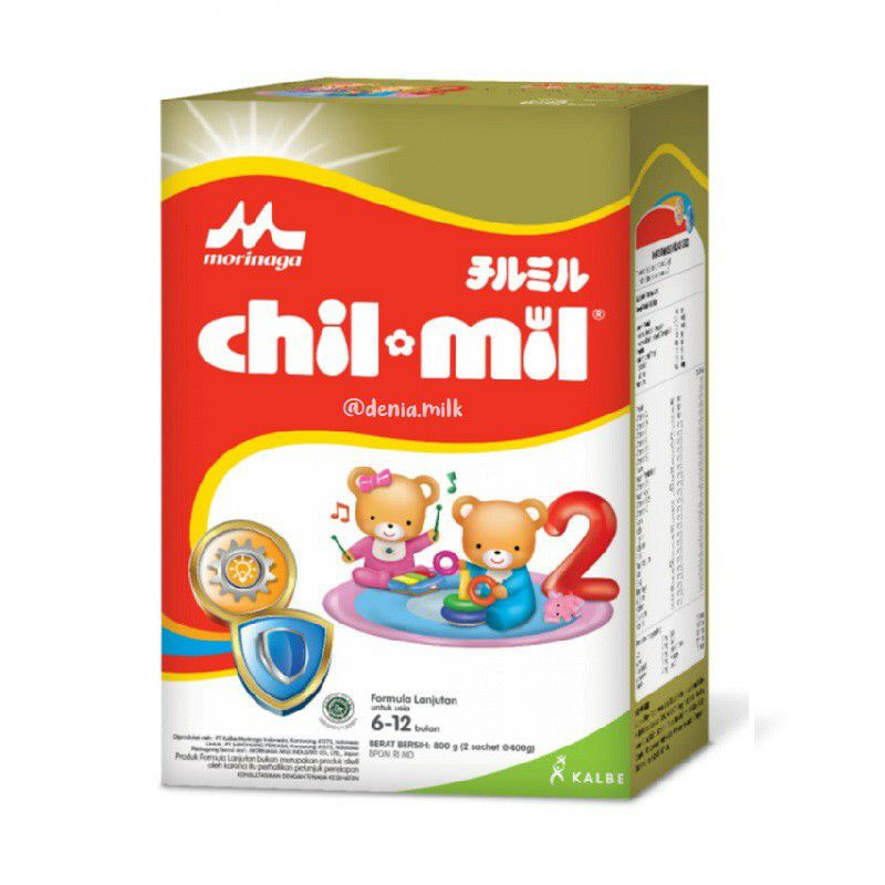 

MORINAGA CHIL-MIL 2, SUSU FORMULA LANJUTAN USIA USIA 6-12 BULAN KEMASAN 200GRM, 400GRM, DAN 800GRM