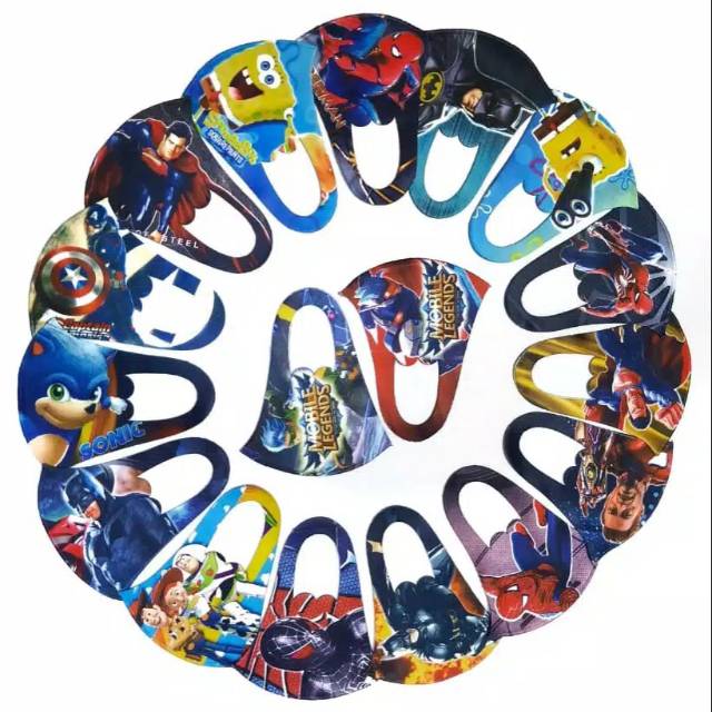 Masker Scuba Anak Motif Karakter Murah