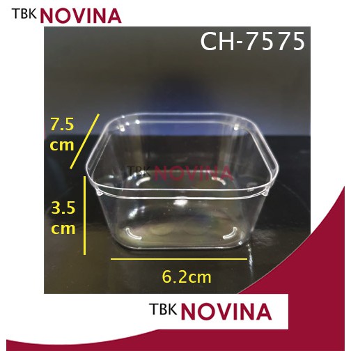 CUP JELLY KOTAK SUDAH TERMASUK TUTUP CH-7575