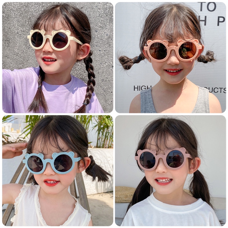 Kacamata Anak New Trend/Fashion Anak Terbaru Telinga Beruang kacamata hitam High Quality Import Kacamata Fashion  L286