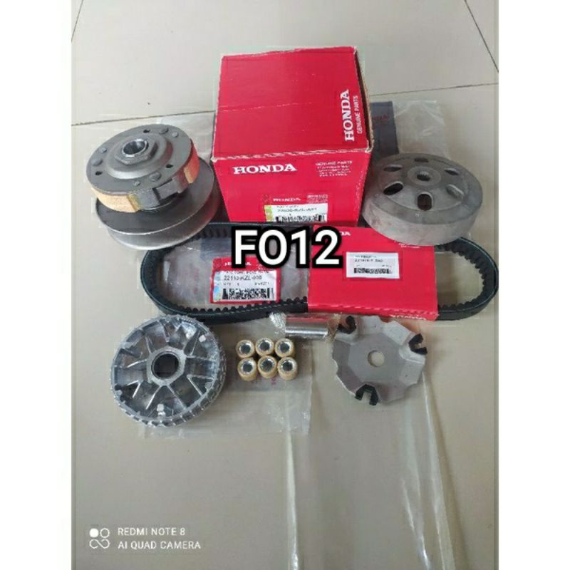 FULL SET CVT/HONDA BEAT FI STARTER KASAR/SCOOPY FI/SPACY FI/HONDA ORI CVT