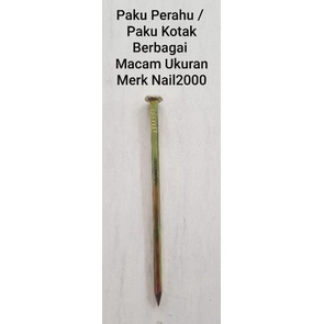 Per 100gram Paku Kayu  Kapal Perahu / Paku Kotak Berbagai Macam Ukuran Merk Nail2000