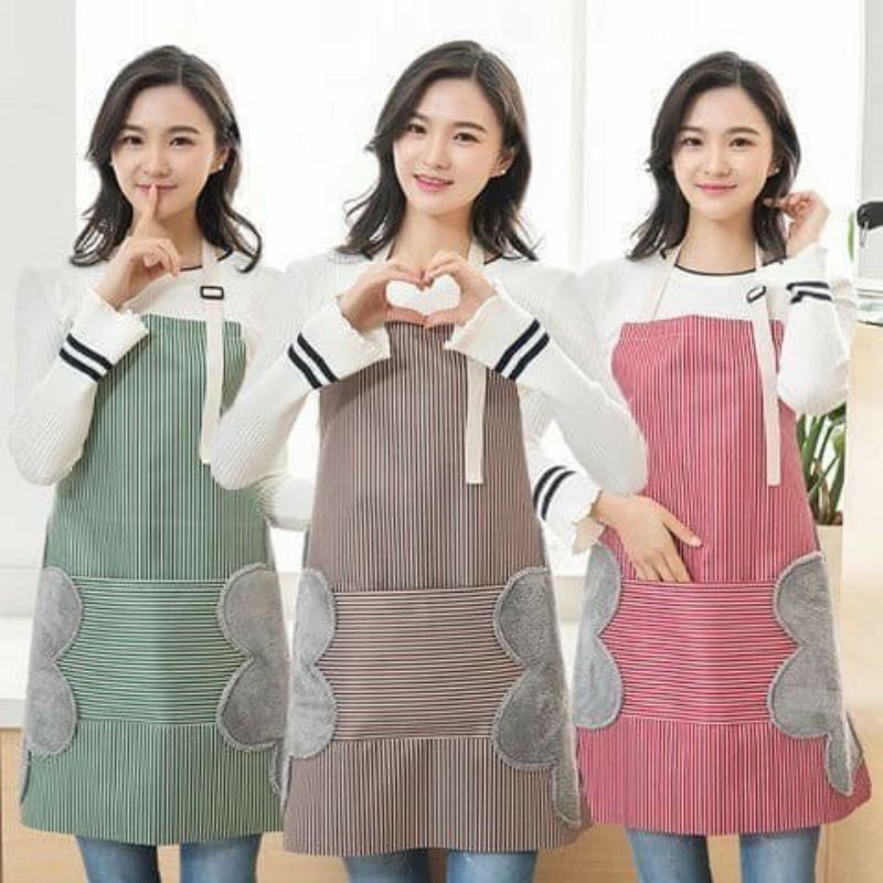 CELEMEK DAPUR APRON WATERPROF BISA LAP TANGAN