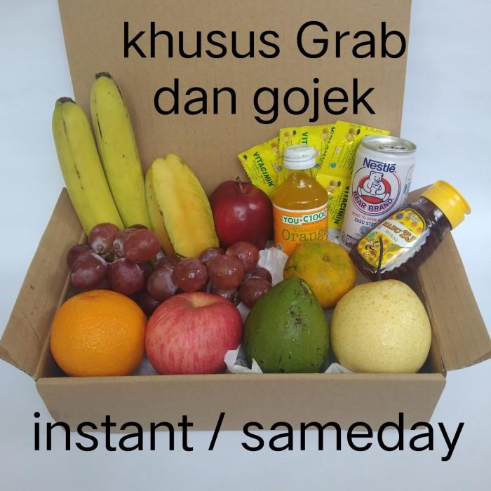 

parcel hampers buah dan minuman sehat gift box paket lawan covid