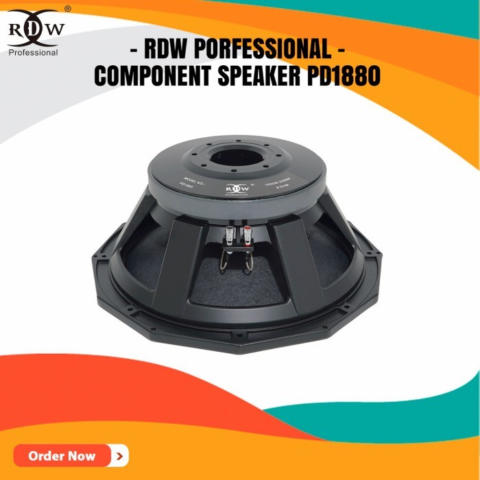 SPEAKER PD1880 / PD 1880 RDW PROFESSIONAL