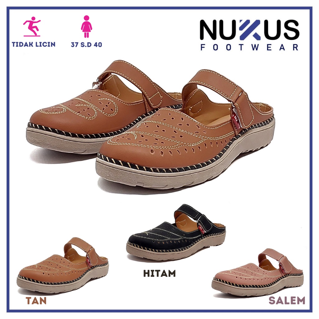 Nukus Sepatu Sandal Selop Wanita - SWM 01 GB