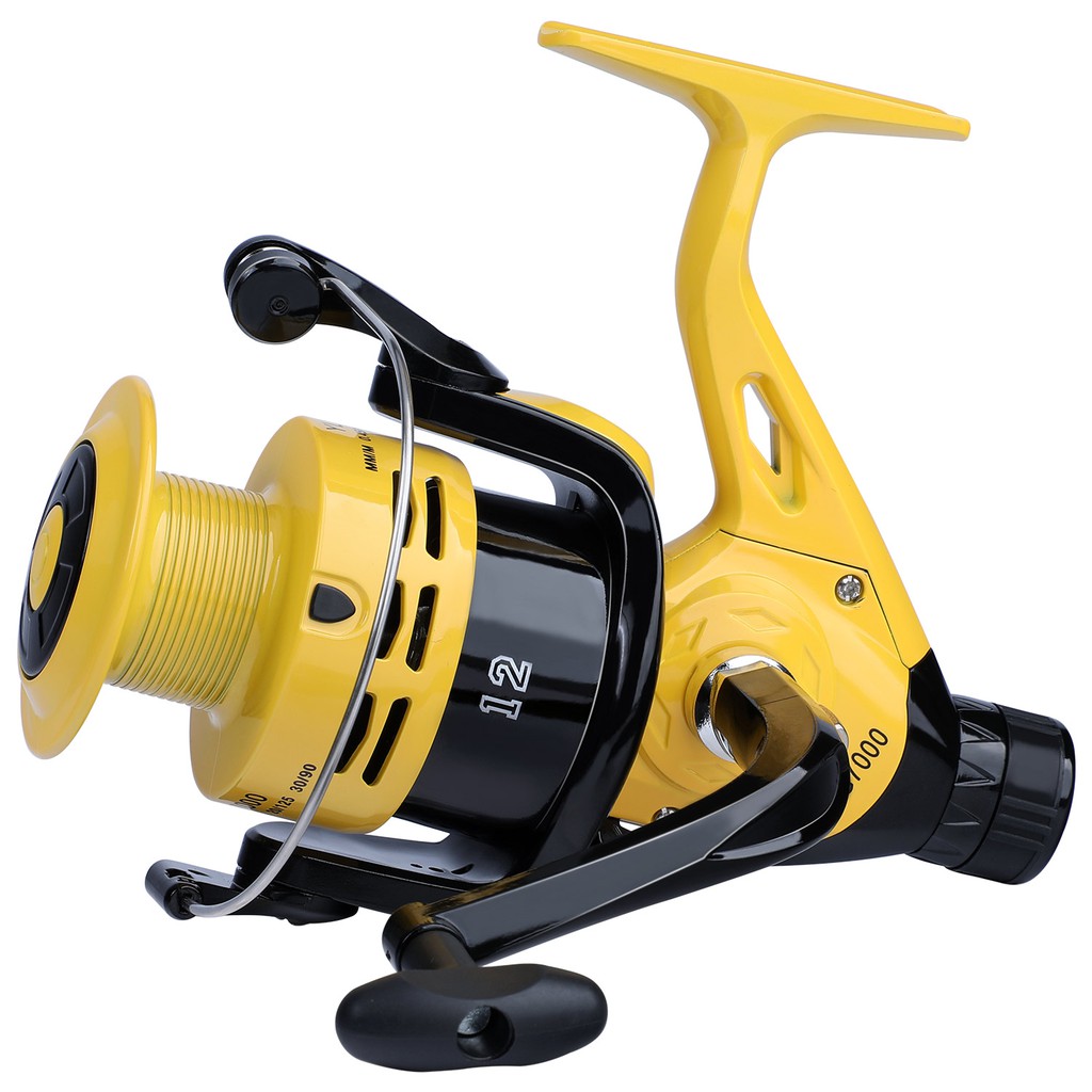 Sougayilang 12 Ball Bearing Reel Pancing Air Tawar Ringan Metal Fishing Reel Spinning Fishing Reel Untuk Memancing Ikan Mas