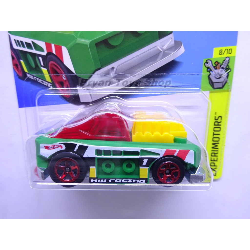 Hot Wheels Custom Small Block Hijau