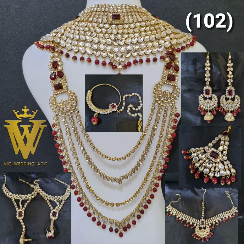 Set kalung india gold mewah(lengkap)