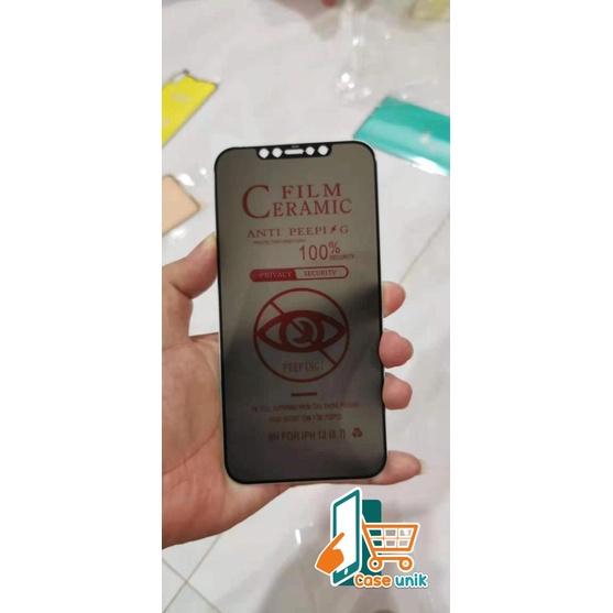 TEMPRED GLASS SPY MATTE KERAMIK CERAMIC OPPO RENO 2 3 4 4F 5 6 10X R17 CS3190