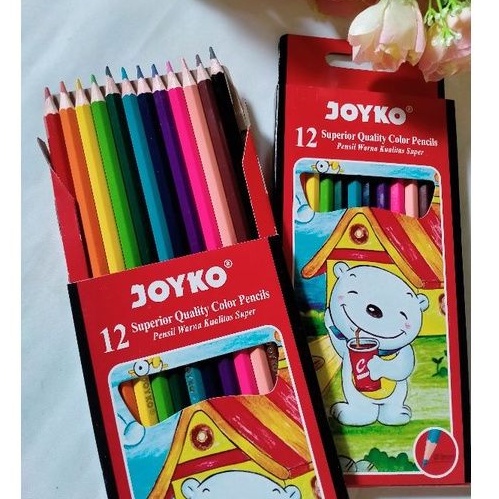 

joyko pensil warna 12 panjang