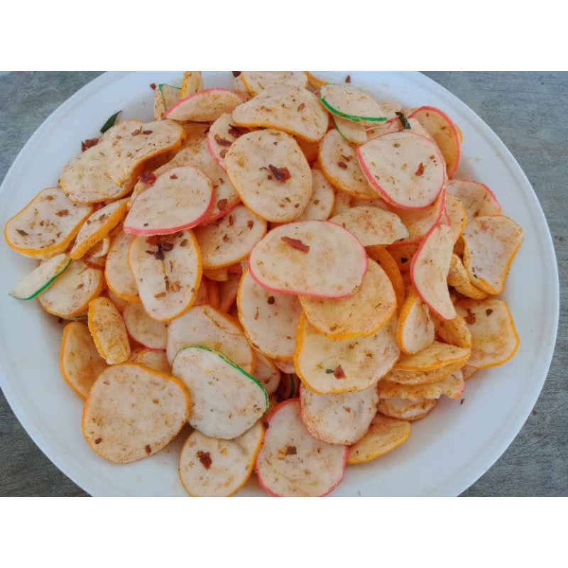 

KERUPUK SEBLAK KERING BULAT 250 GRAM