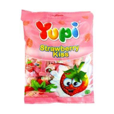 

Permen Yupi Strawberry Kiss 45 gr