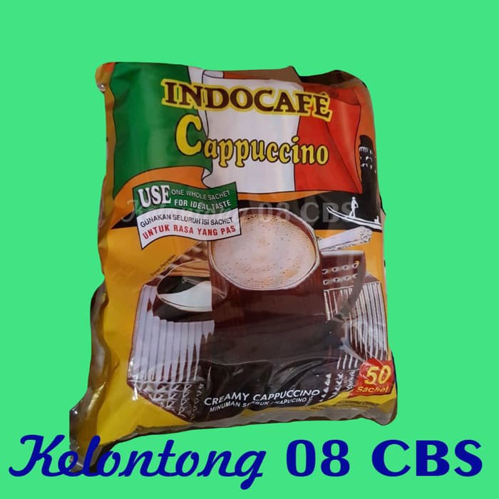 

Kopi Krim Indocafe Cappuccino Capucino Cappucinno Per Pak Isi 50 @25gr