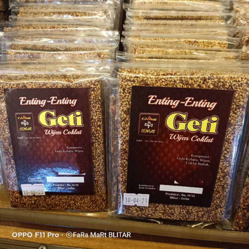 Jual Enting Geti Wijen Kotak Kampung Coklat Blitar Shopee Indonesia