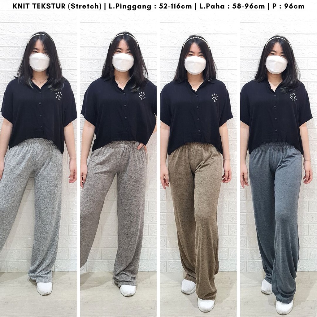 4511 pevierce knit cullote pants