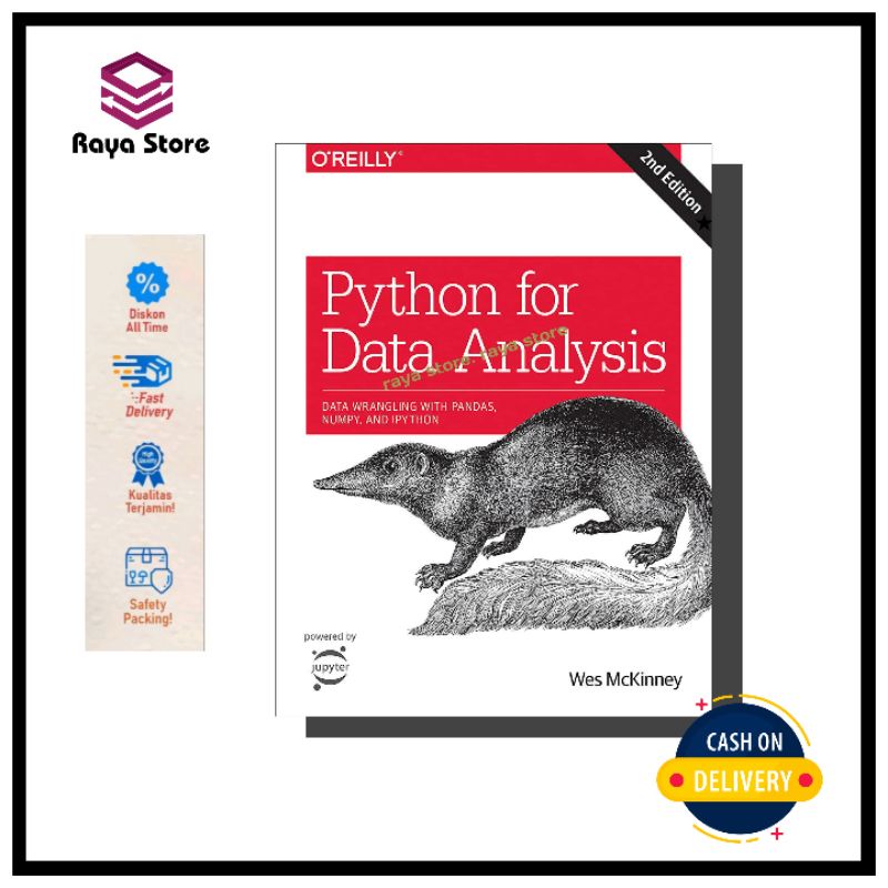 Jual Python For Data Analysis Data Wrangling With Pandas NumPy And IPython By Wes McKinney