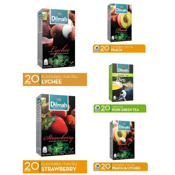 

DILMAH TAG TEABAG 20PCS ALL VARIANT