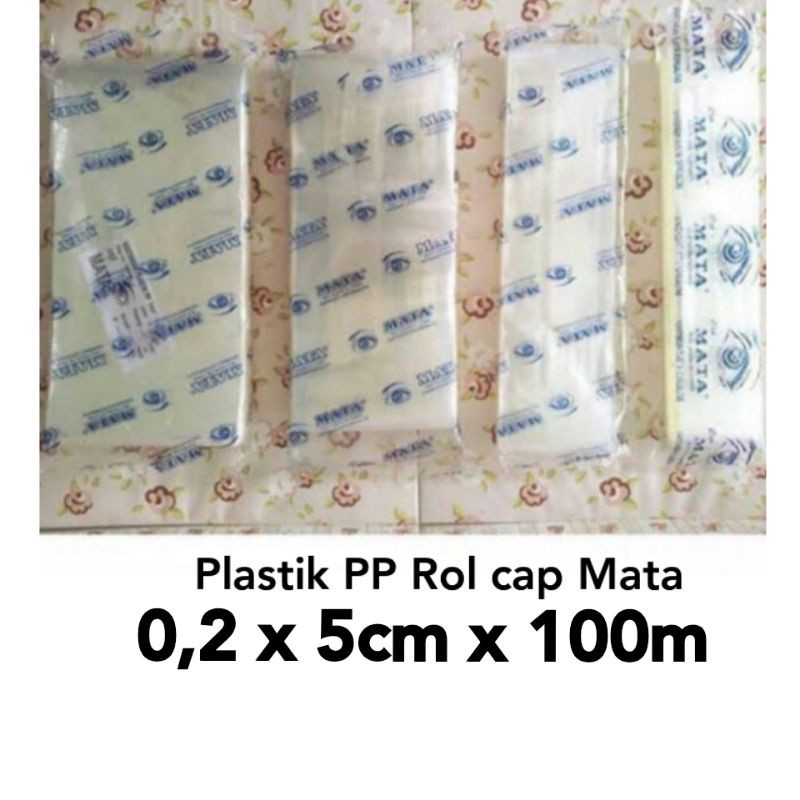 

plastik roll 02x5 02x5cm lebar 5cm panjang 100m mainan kacang mente snack pipa stik