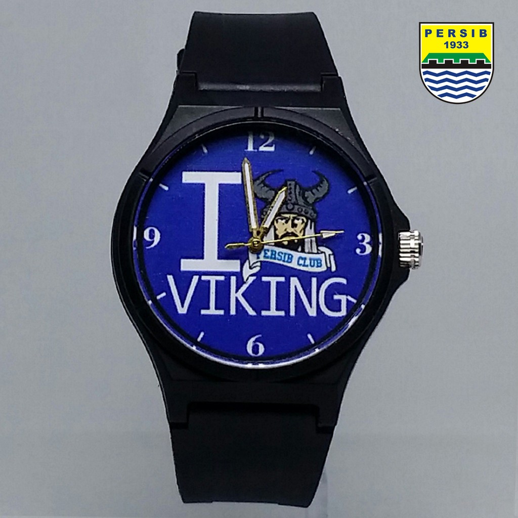 JAM TANGAN PERSIB I  VIKING ANTI AIR (+BOX JAM BB &amp; +BATREI CADANGAN)