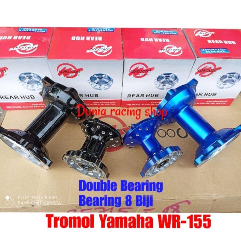 Tromol Depan Belakang Yamaha WR 155 WR155 Wilwood Double Bearing 8 Depan Belakang Tromol Trombol Sup
