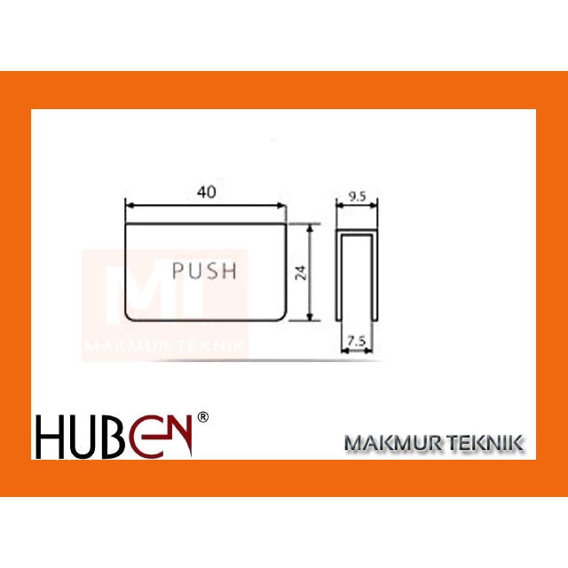 Push Single Huben  PS-17