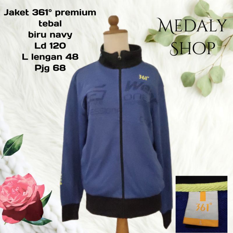 Jaket pria / wanita 361° premium biru navy