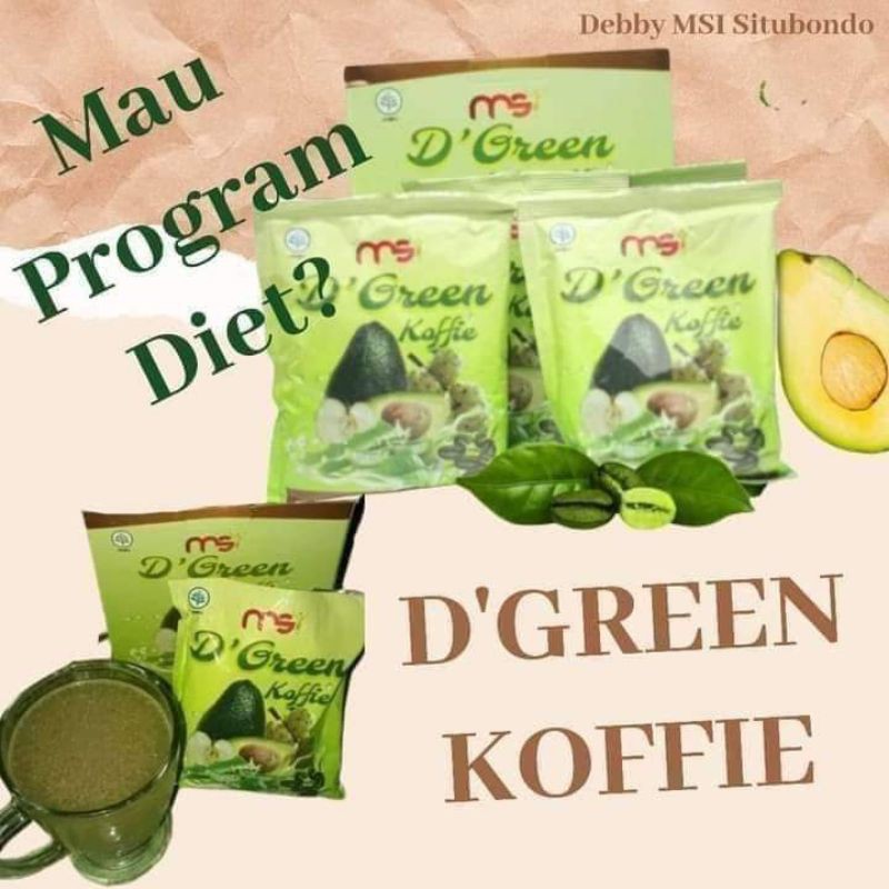

DGREEN KOFFIE MSI ORIGINAL,MINUMAN DIET