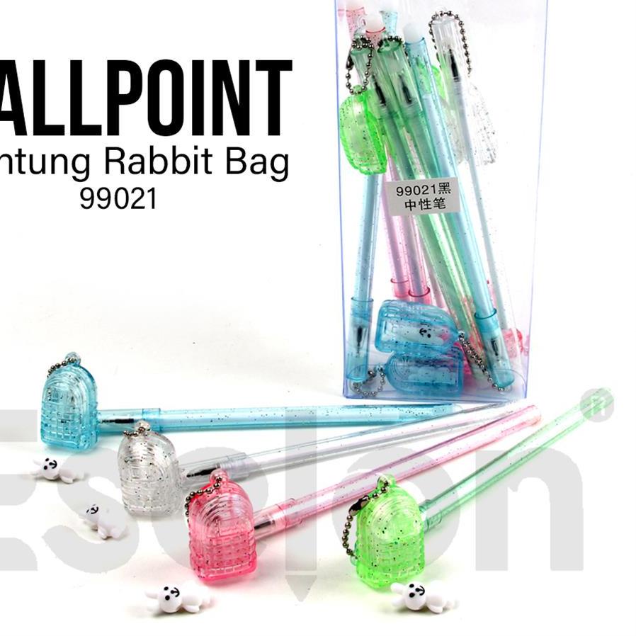 

New Arrival|SQ29|12pcs Pulpen Gel Rabbit Tas 99021 / 1pack Pulpen Gel Fancy