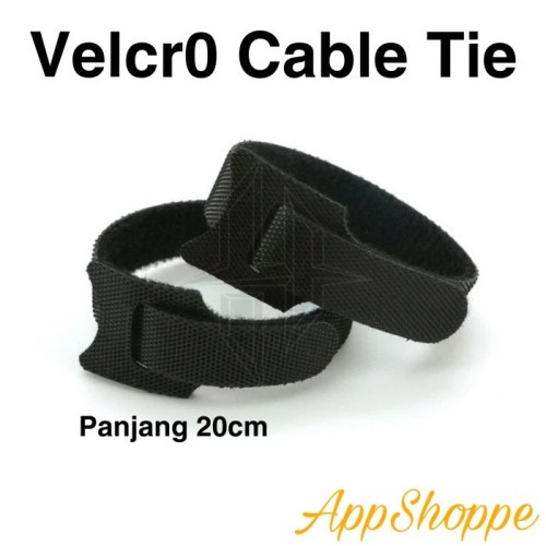 

VELCRO CABLE TIE ORGANIZER WIRE CORD Pengikat Kabel P20cm x L1.2cm