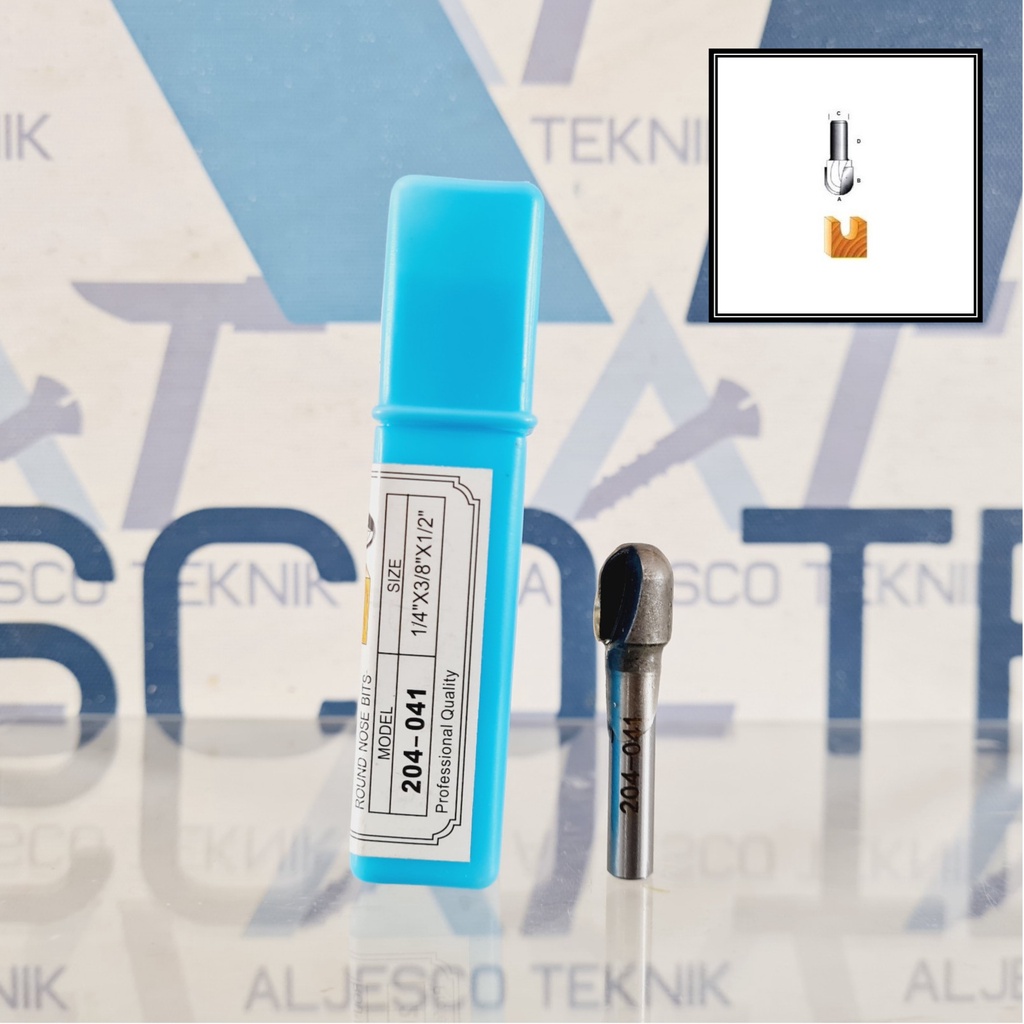 BENZ 204-041 MATA PROFIL BULAT 10MM ROUND NOSE BITS