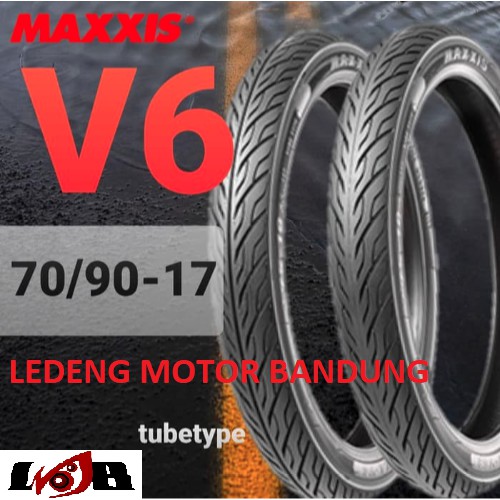 Maxxis 70/90-17 MA-V6 Tubetype Pakai Ban Dalam Motor Bebek