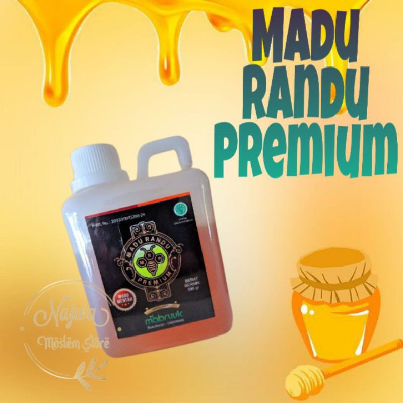 

Madu Randu Premium Madu Mentah Mabruuk 500 Gram