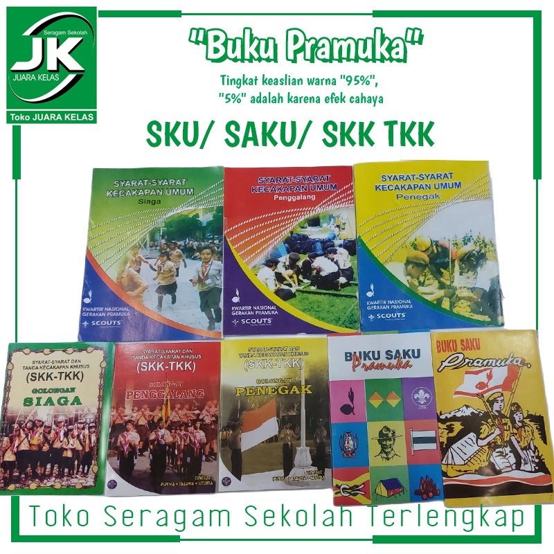 Jual [Toko Juara Kelas] BUKU PRAMUKA SKU/SAKU/SKK TKK Siaga/Penggalang