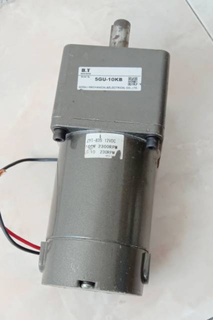 Dc motor gearbok 12v 2300rpm