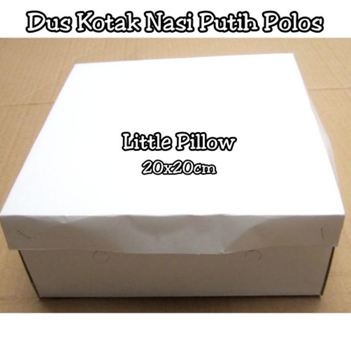 

DUS KOTAK NASI PUTIH POLOS 20X20CM LPO-760