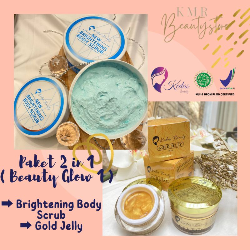 (Promo Hemat) Ready Paket Beauty Glow1 Kedas Beauty Original Free Gift