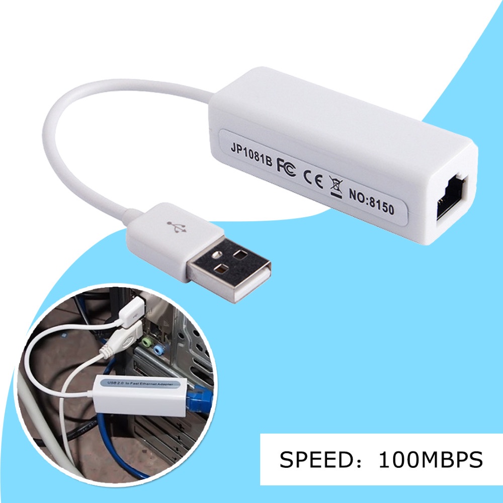 USB 2.0 To Lan RJ45 Converter Adapter/ USB 2.0 Ethernet Adapter