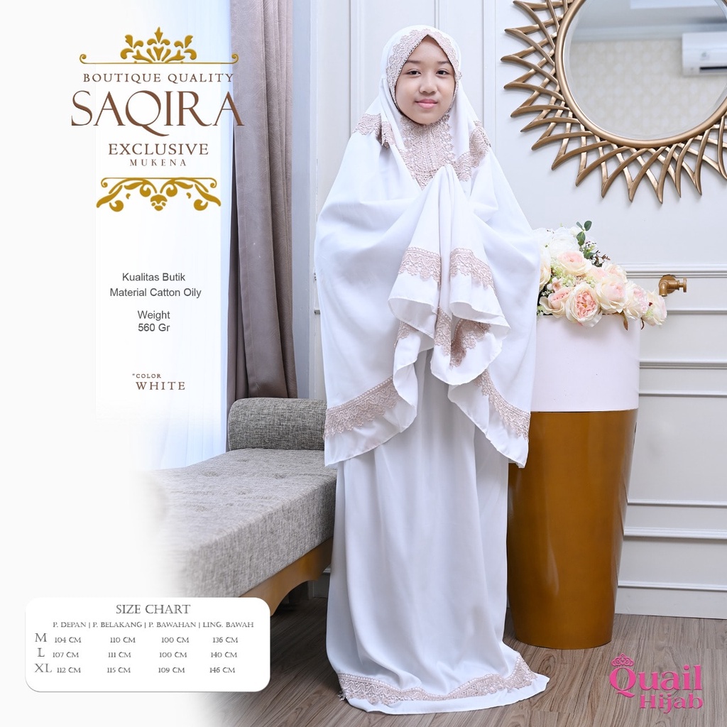 SAQIRA ANAK MUKENA QUAIL HIJAB
