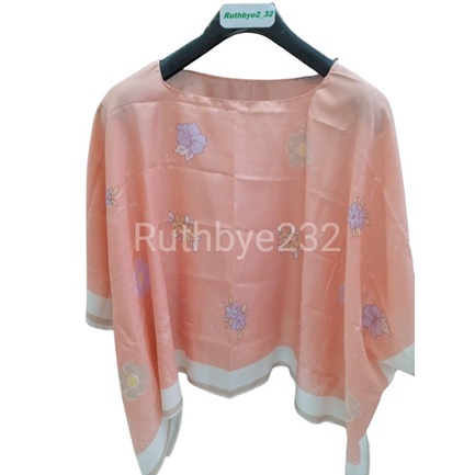 Ruthby Kimono Scarf / Scarf Outer / Outerwear / Outer Scarf-Kimono-Orange