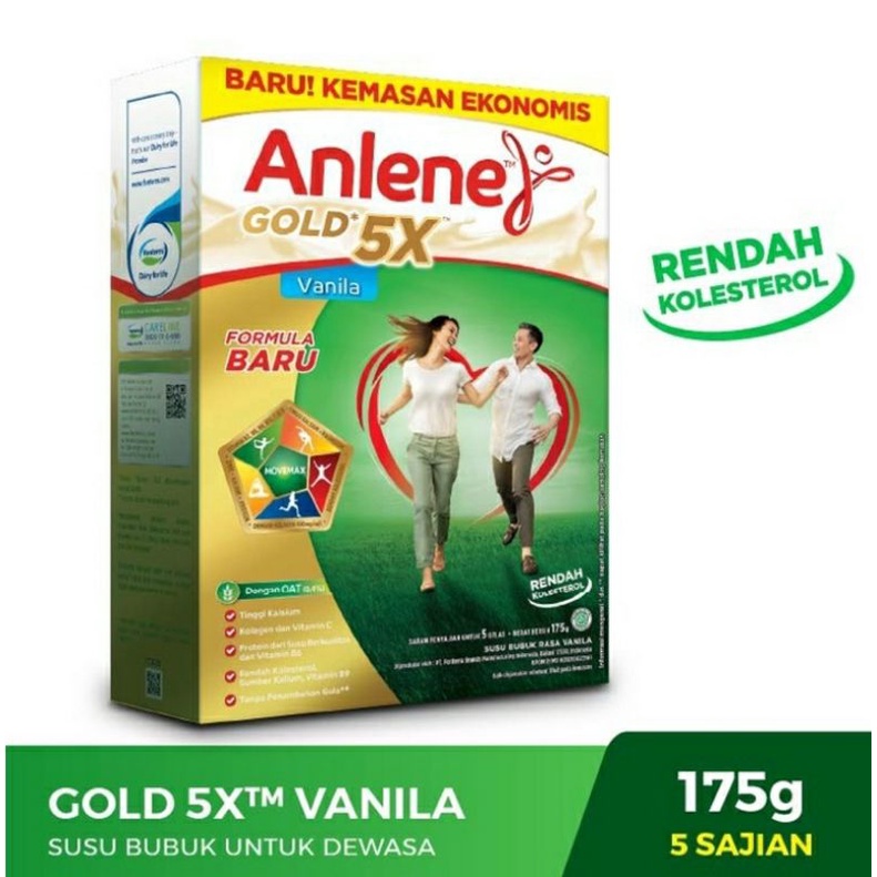 

Anlene gold 5x susu dewasa vanila box 17 gr 240gr