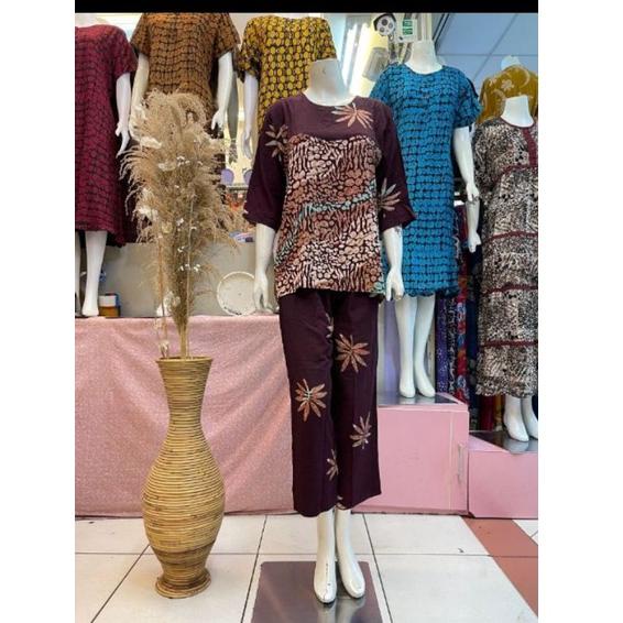 stelan cp standar putri diana //stelan baju tidur putri diana//batik putri diana//stelan celana panj