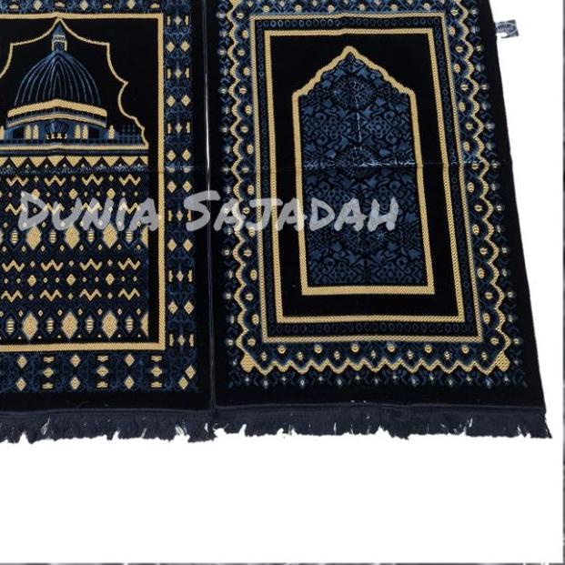▲ Sajadah Turkey Tebal Hitam / Sajadah Turki Hitam / Sajadah Besar Hitam ✩